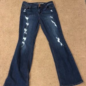 Vanilla Star Mid rise boot cut jeans